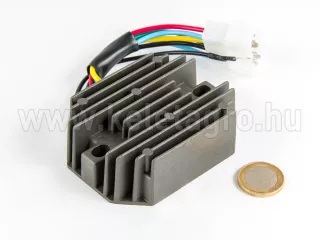 Voltage regulator with 6-cable connector for Kubota and Yanmar Japanese compact tractors, set of  10 pieces, SPECIAL OFFER!  (1)